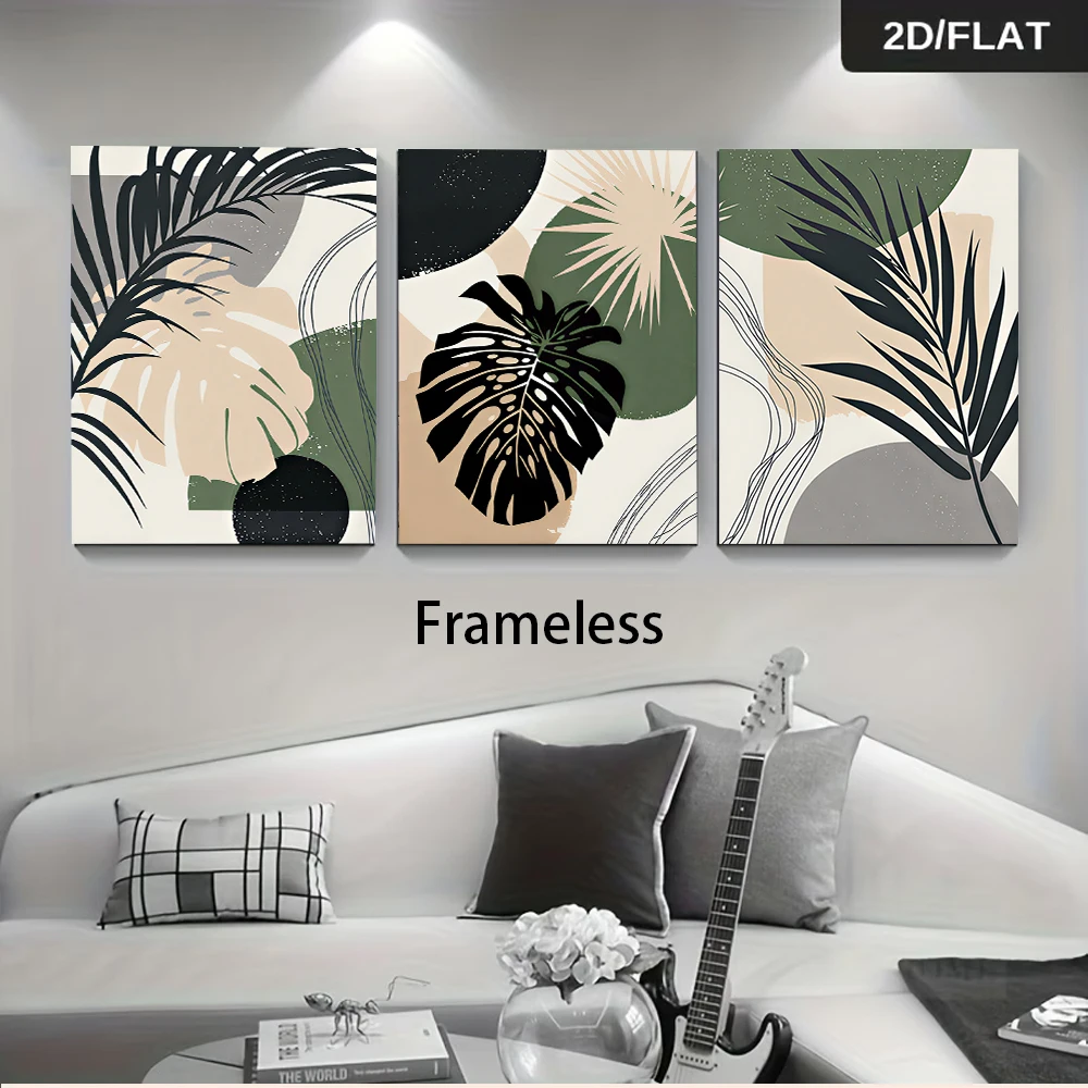 Abstract Canvas Set - Juego de 3 cuadros sobre lienzo