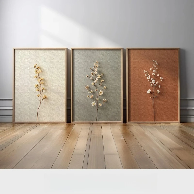 Abstract Canvas Set - Juego de 3 cuadros sobre lienzo