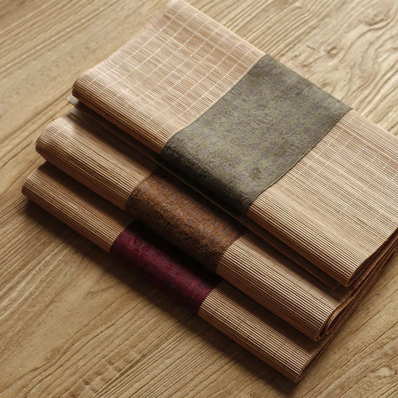 Mantel de Té de Bambú y Lino,  - Table Runner reseña y precio