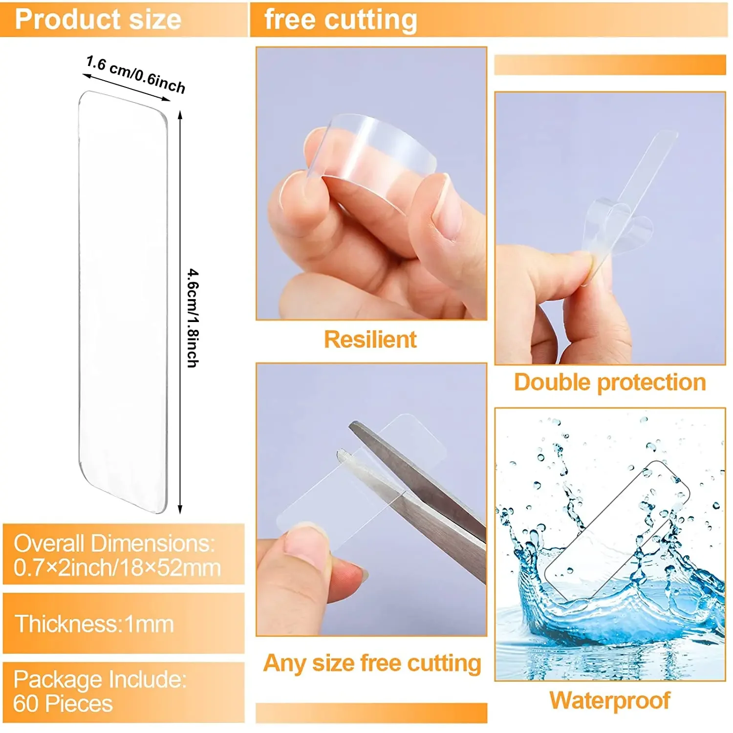 300 unidades de cinta adhesiva - Wall Sticker reseña y precio