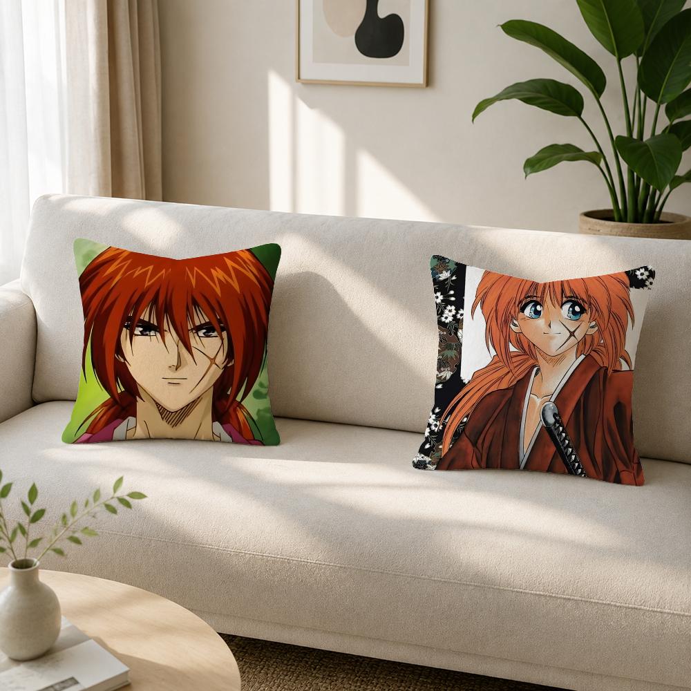 Funda de cojín de Anime Ruroun - Throw Pillow reseña y precio