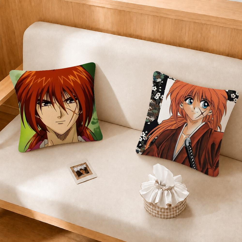 Funda de cojín de Anime Ruroun - Throw Pillow reseña y precio