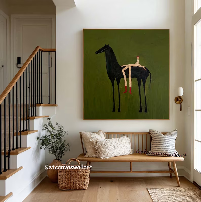 Cuadro moderno abstracto de ca - Interior Design Living Room reseña y precio