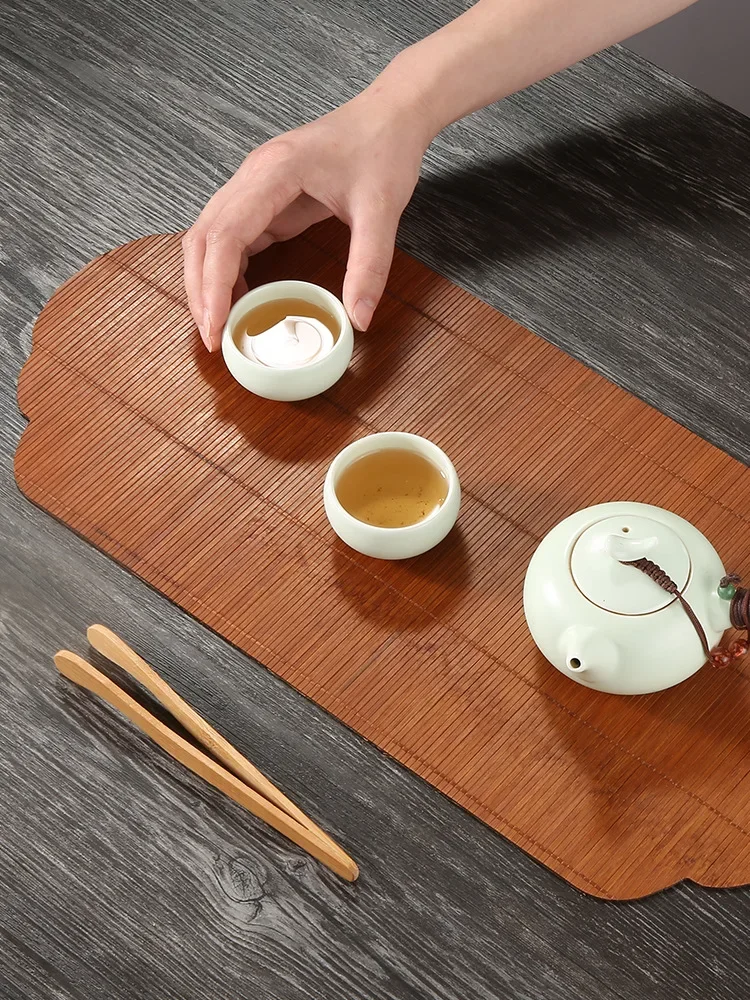 Asiento de té de bambú, mantel - Table Runner reseña y precio