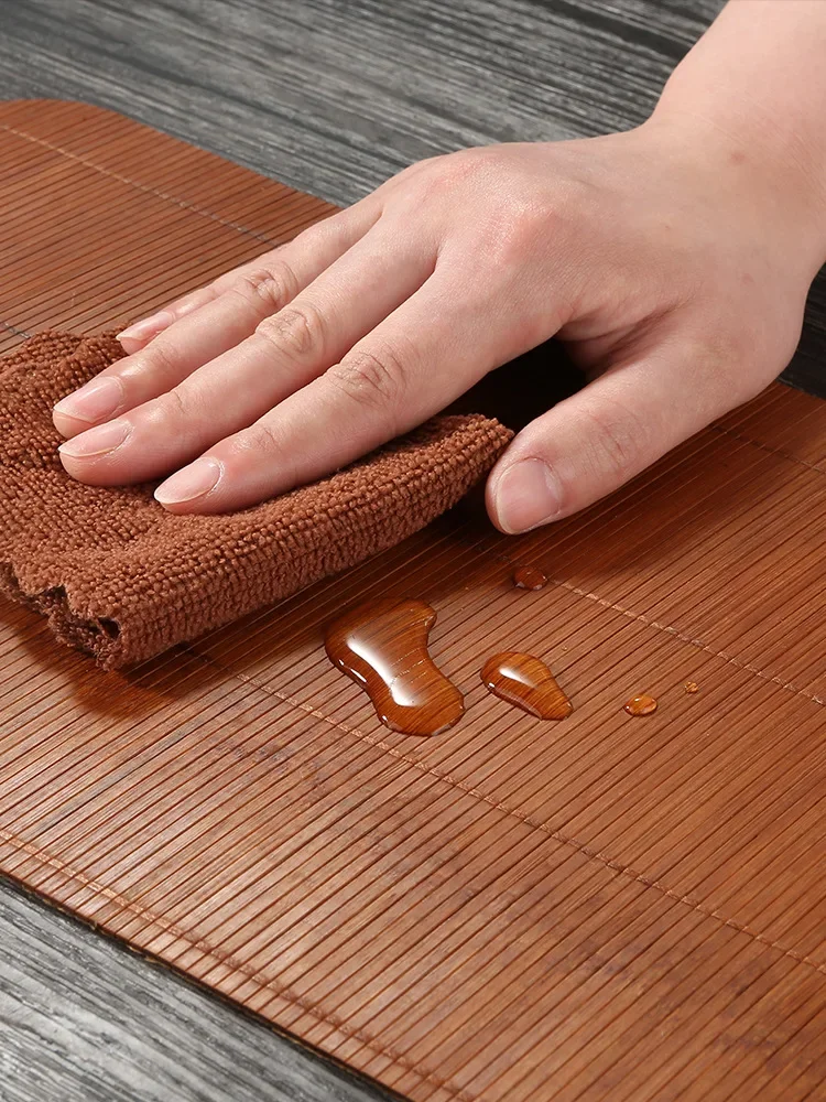 Asiento de té de bambú, mantel - Table Runner reseña y precio